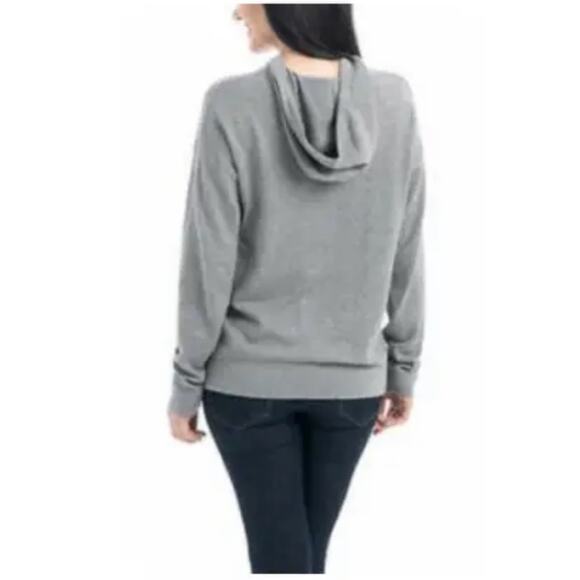 Hilary Radley | Gray Cozie Hoodie Sweater Size L - Picture 3 of 15